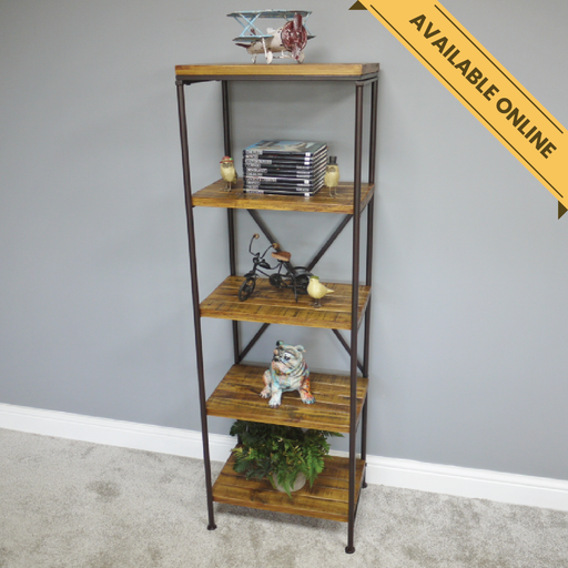 Industrial shelves. A unique and stylish piece, perfect for modern or rustic interiors, 152cm high, 50cm wide, 37cm deep, weighs 12.5kgs.