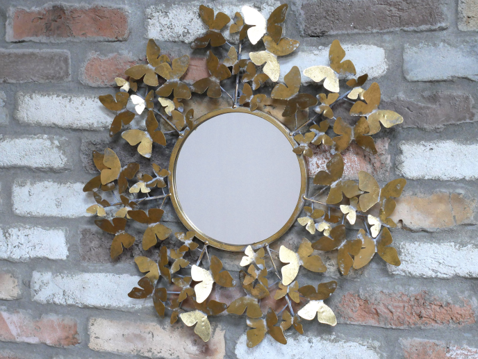 MIRROR BUTTERFLY SMALL ROUND