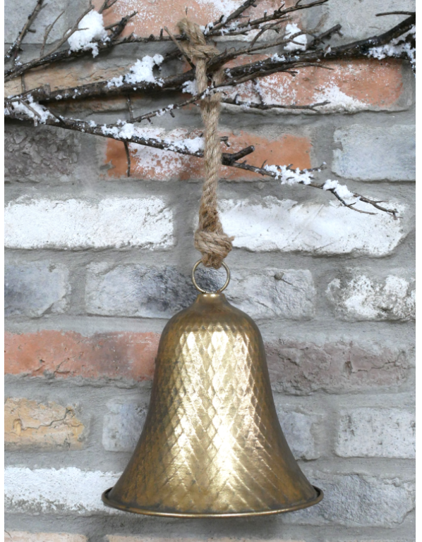 LARGE HANGING BELL TEXTURED
