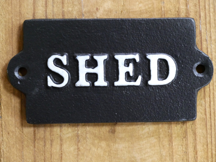 SIGN SHED
