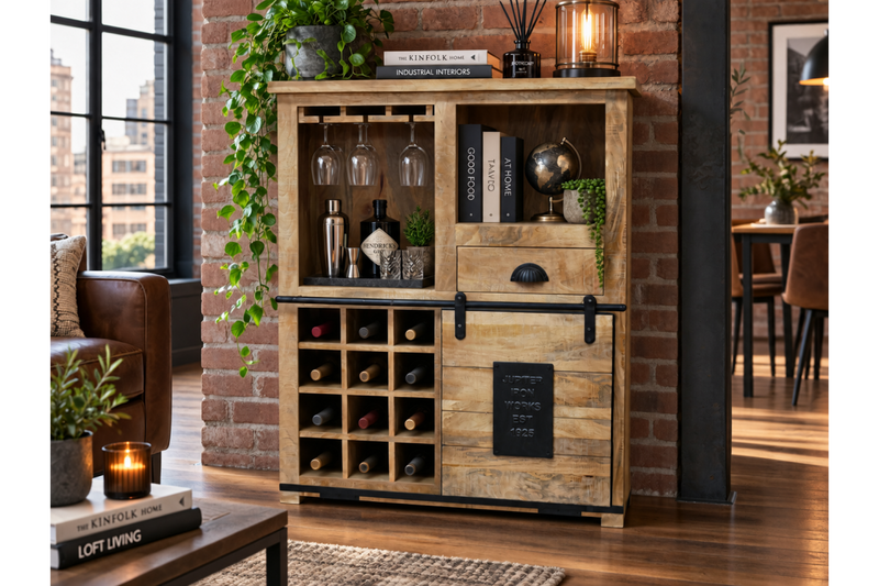 INDUSTRIAL WINE CABINET