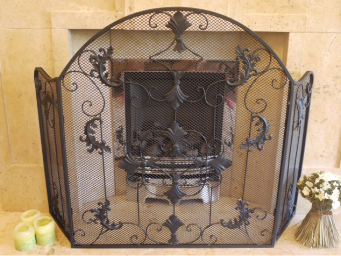 FIRE SCREEN ROUNDED