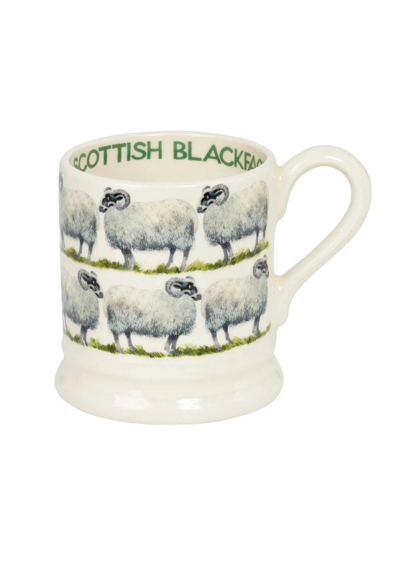 SCOTTISH BLACKFACE SHEEP 1/2 PINT MUG