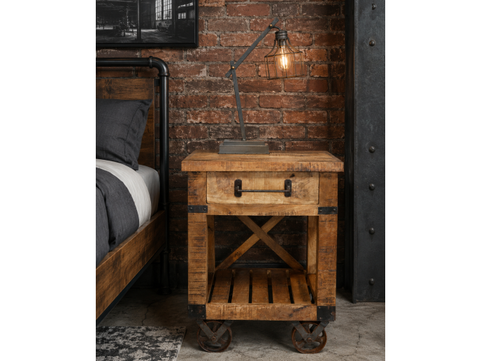 INDUSTRIAL BEDSIDE CABINET