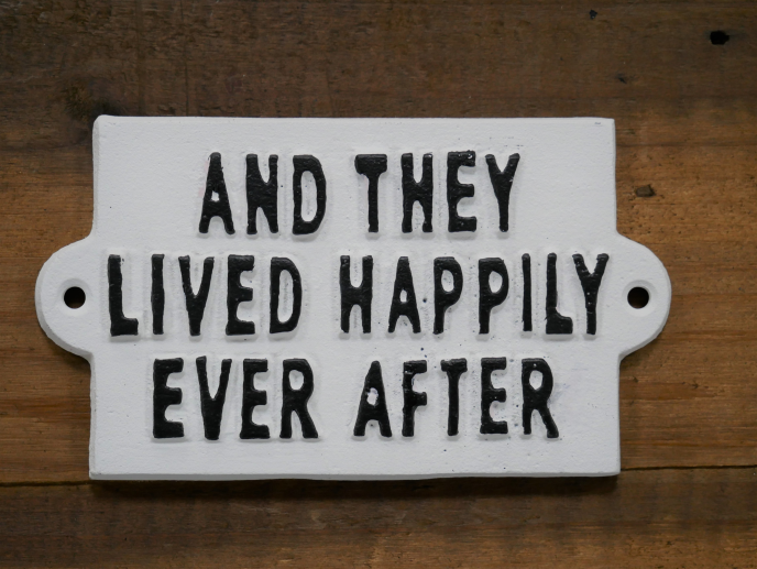 SIGN AND THEY LIVED HAPPILY EVER AFTER