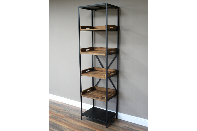 INDUSTRIAL SHELVES NARROW 5 SHELF