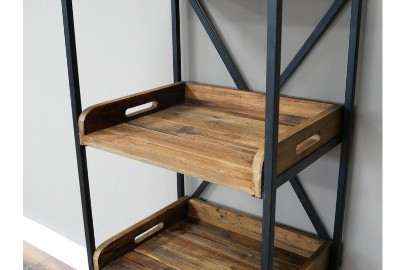 INDUSTRIAL SHELVES NARROW 5 SHELF