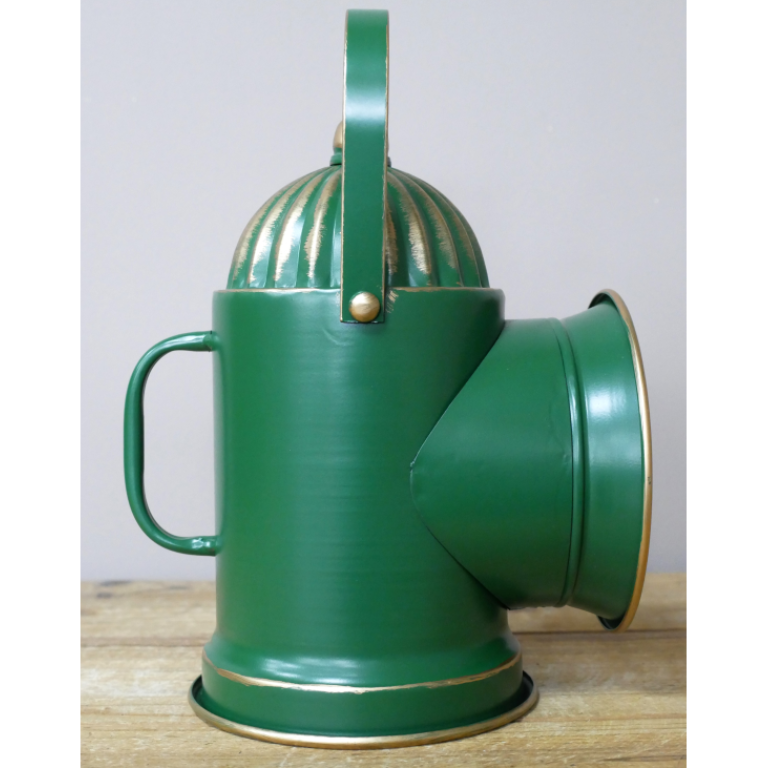CLOCK GREEN RAILWAY LANTERN