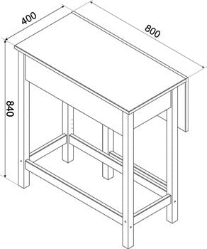 BREAKFAST DROP LEAF TABLE & 2 STOOL SET