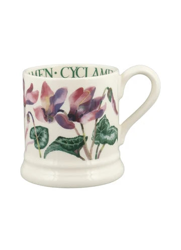 CYCLAMEN 1/2 PINT MUG