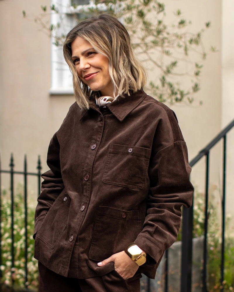 LENNIE JACKET WARM CHOCOLATE