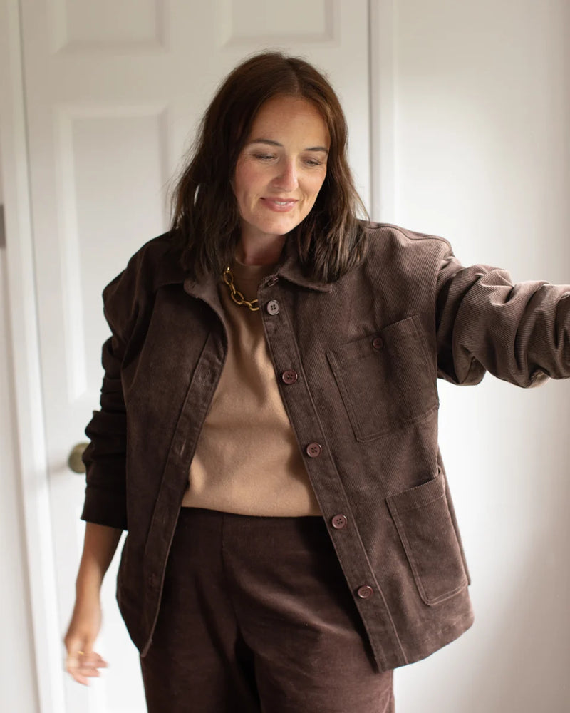 LENNIE JACKET WARM CHOCOLATE