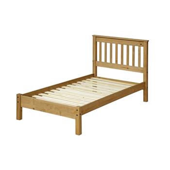 3'0" SLATTED LOW END BEDSTEAD