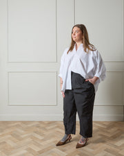 Chalk women’s Poppy shirt white cotton styled outfit