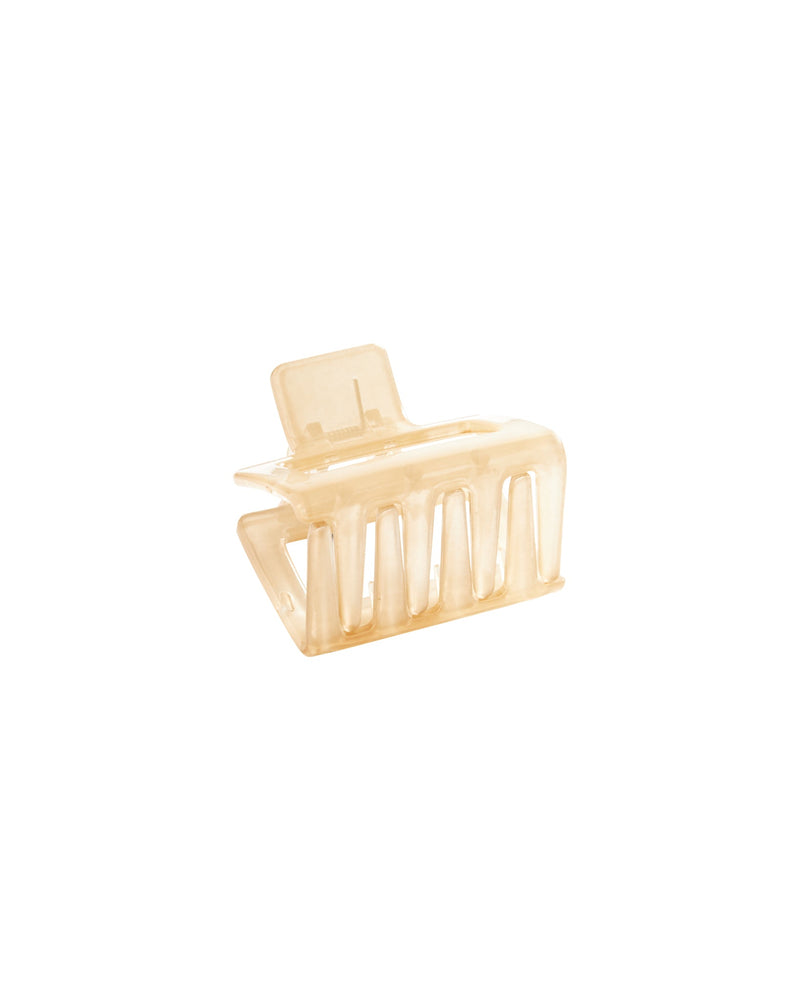 SQUARE HAIR CLAW NUDE