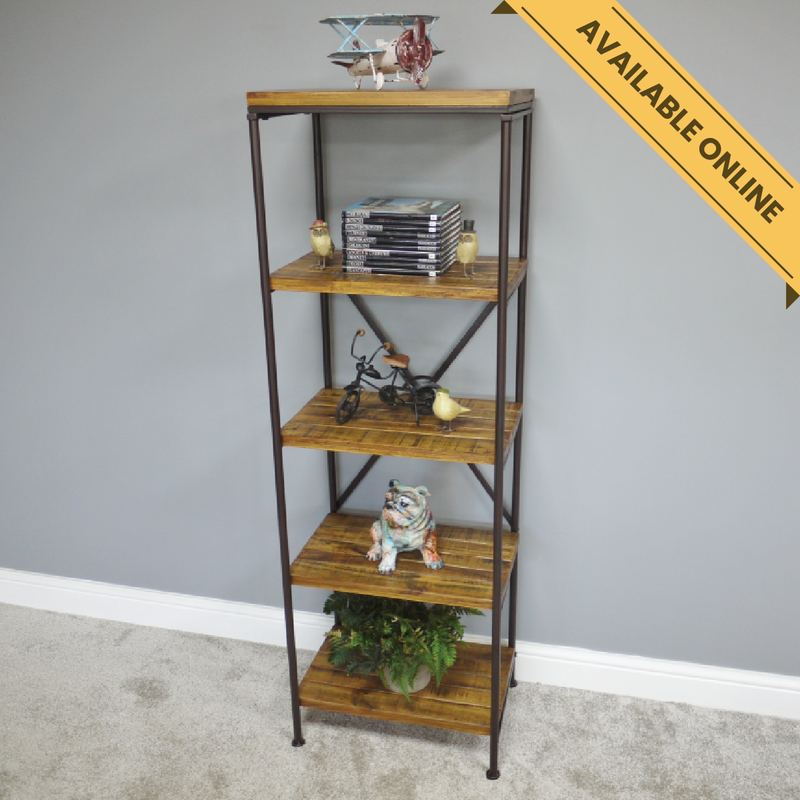 Industrial shelves. A unique and stylish piece, perfect for modern or rustic interiors, 152cm high, 50cm wide, 37cm deep, weighs 12.5kgs.