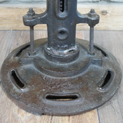 Minimalist industrial stool 30cm wide and 30cm deep weighing 9.10kg suited for urban lofts and rustic spaces alike.