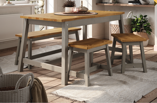 Pair of handcrafted live-edge dining benches, each showcasing natural wood grain and organic edges; dimensions per bench: height 45.5cm, width 52.5cm, depth 31.5cm; total weight 10kg.