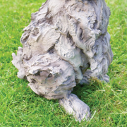 Decorative rabbit ornament with realistic wood-effect texture, perfect for shelves or tabletops, 41 × 19 × 21cm, 1.5kg.