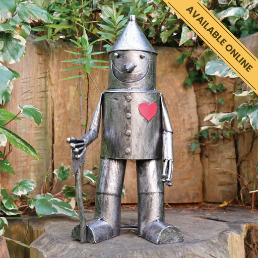 Decorative tin man figure medium size, H:41cm W:20cm D:15cm, Weight:1kg.
