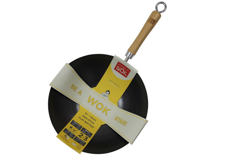 Carbon Steel Wok Non-Stick - 12"