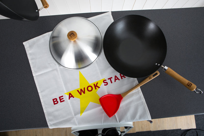 Carbon Steel Wok Non-Stick - 12"