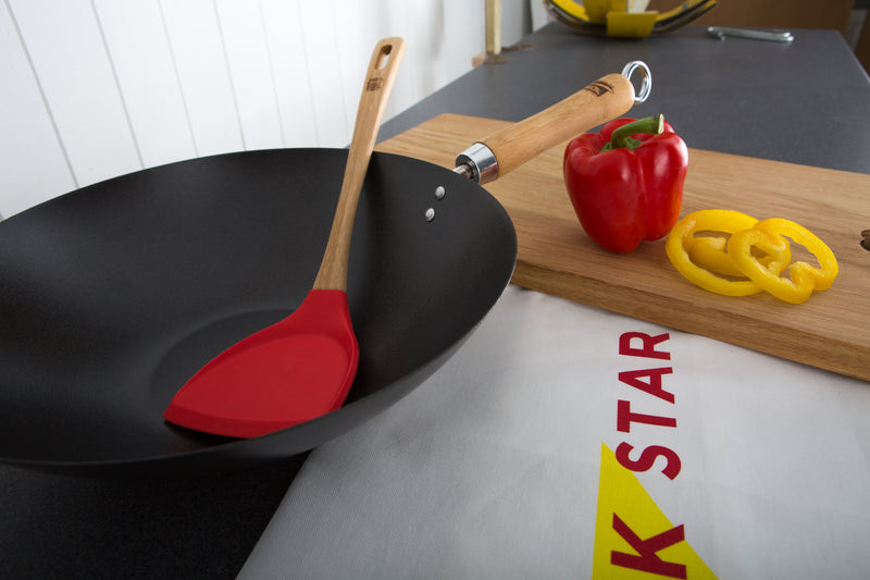 Carbon Steel Wok Non-Stick - 12"