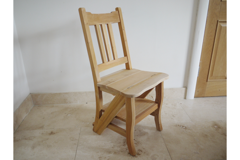 Wooden Chair Step Ladder