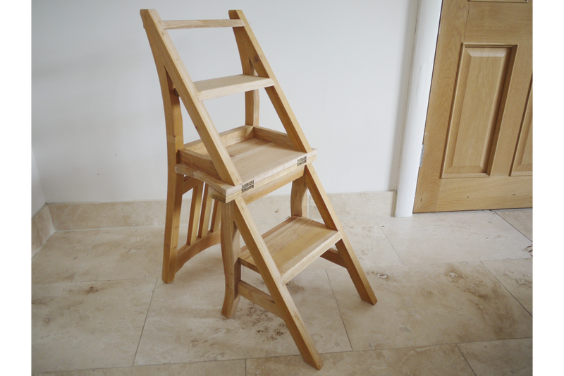 Wooden Chair Step Ladder