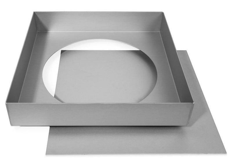 Silverwood Square Sandwich Tin - 7"