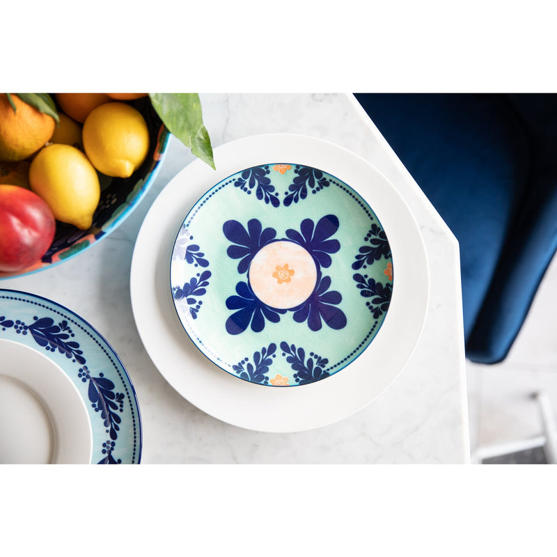 Maxwell & Williams Majolica Side Plate Teal - 20cm