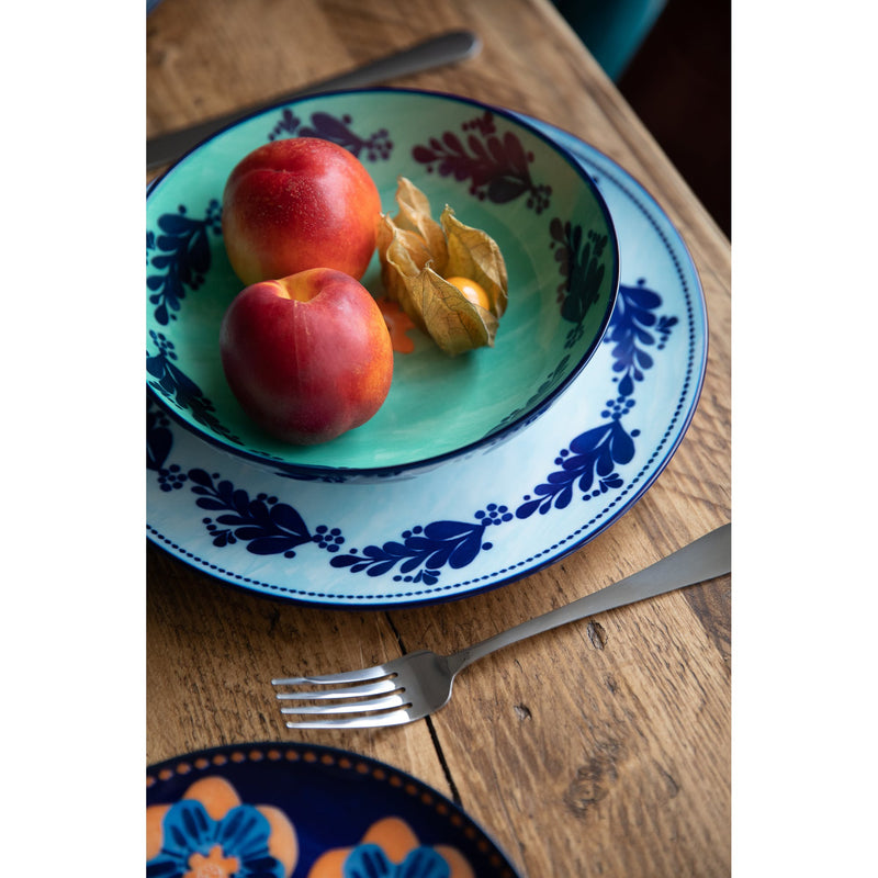 Maxwell & Williams Majolica Coupe Bowl Teal - 20cm