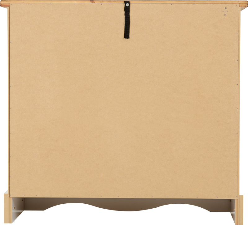 Corona 1 Door 4 Drawer Sideboard - White