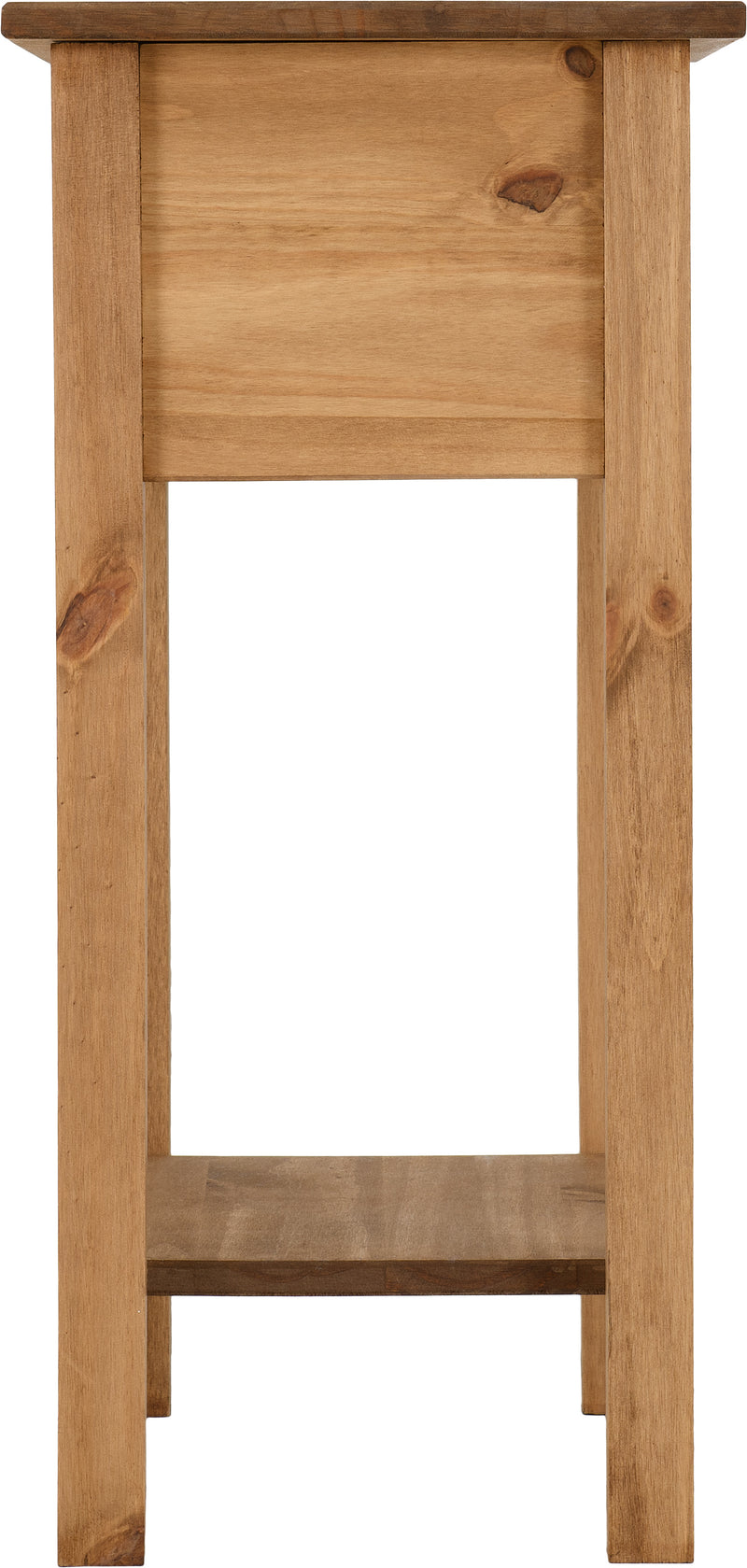 Corona 1 Drawer Console Table with Shelf