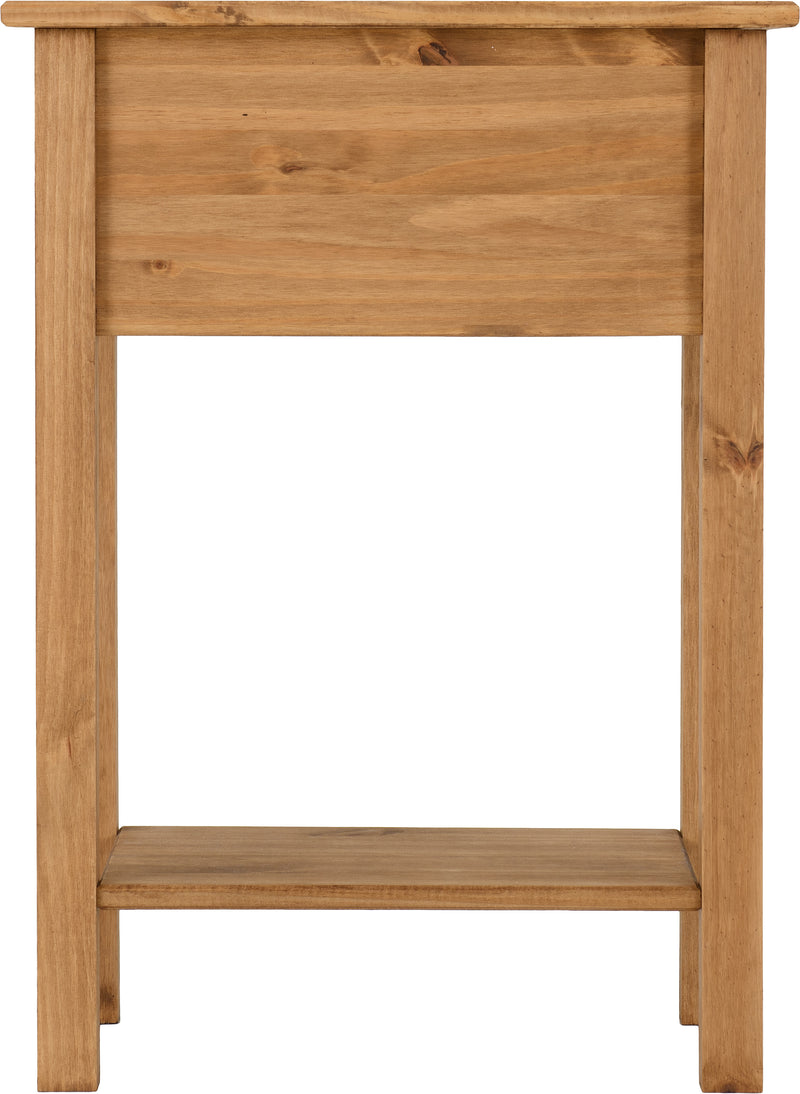 Corona 1 Drawer Console Table with Shelf