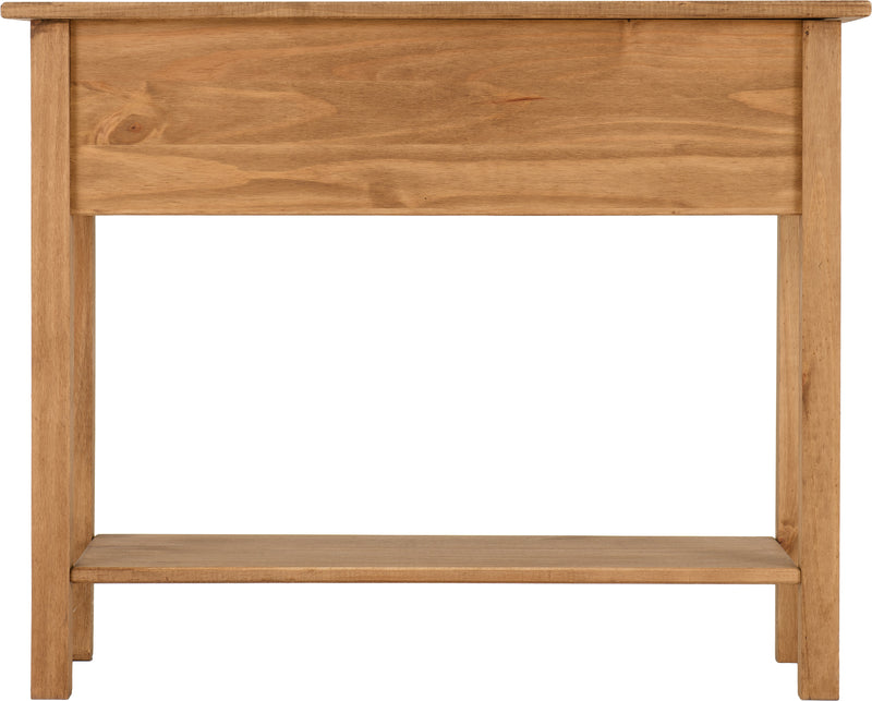 Corona 2 Drawer Console Table With Shelf