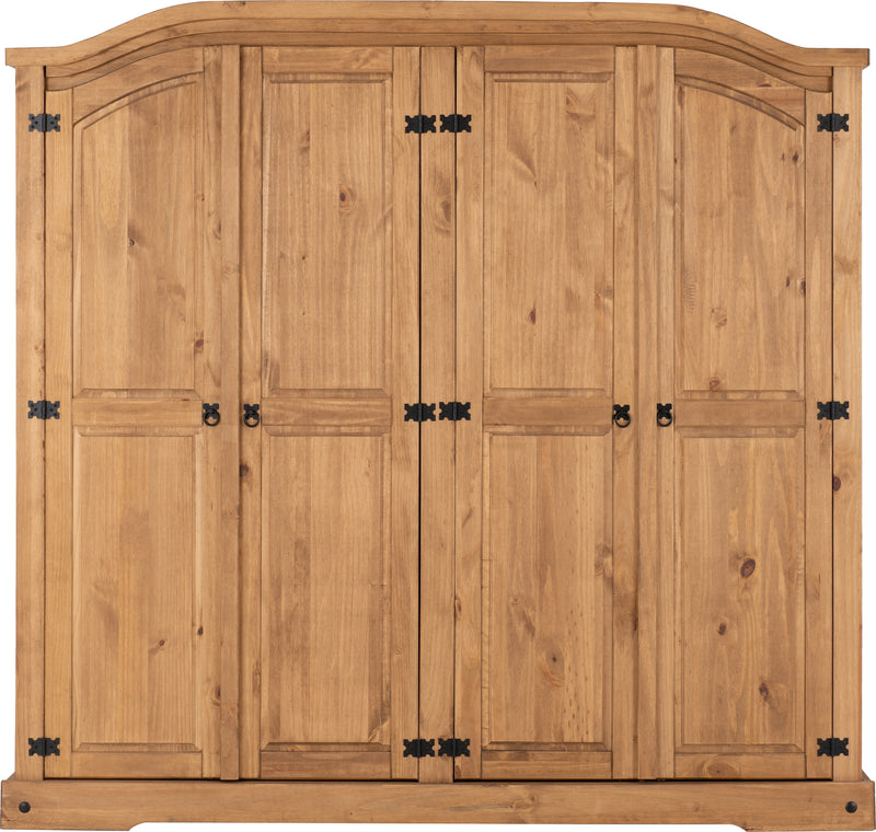 Corona 4 Door Wardrobe