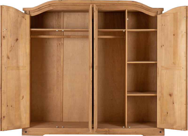 Corona 4 Door Wardrobe