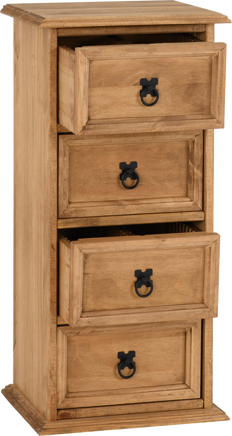Corona 4 Drawer CD Chest