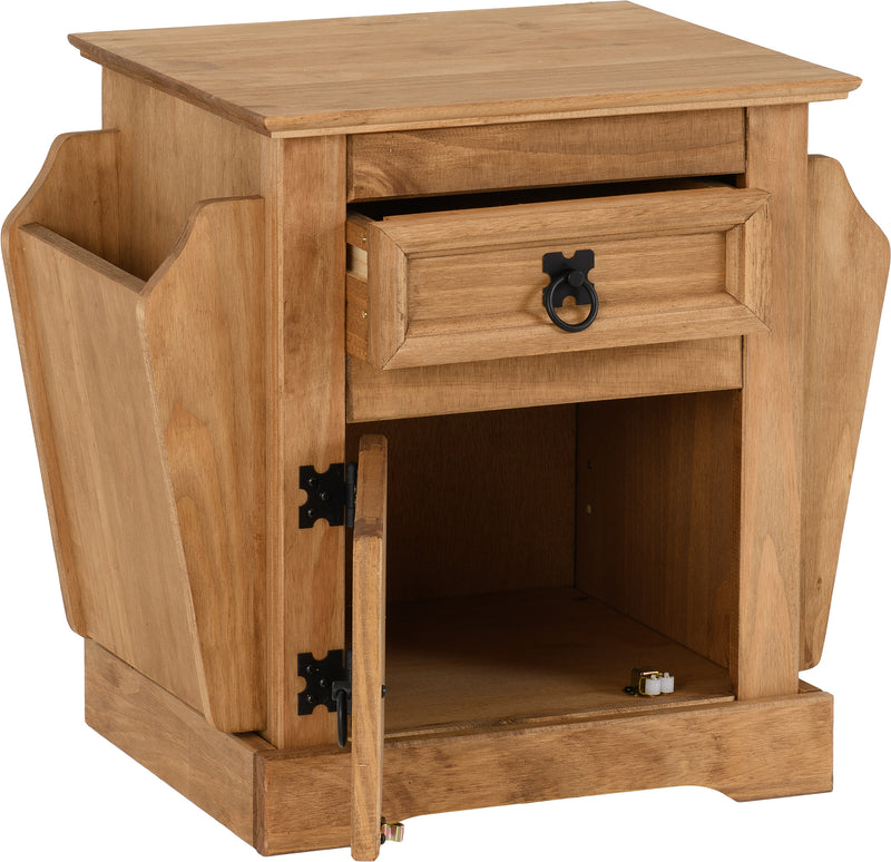 Corona 1 Drawer Magazine Table