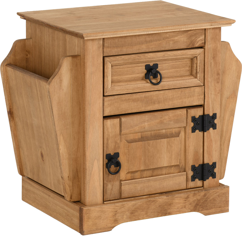 Corona 1 Drawer Magazine Table