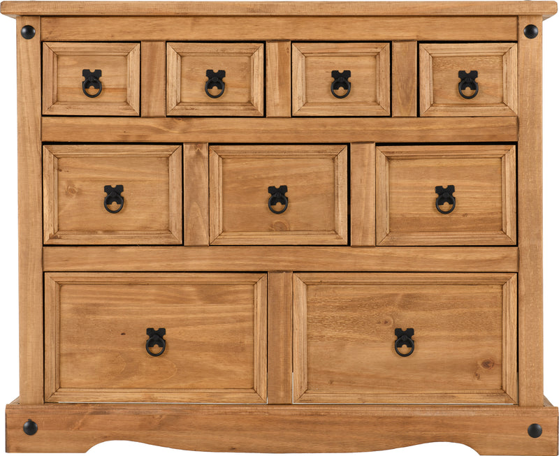 Corona 4+3+2 Drawer Merchant Chest