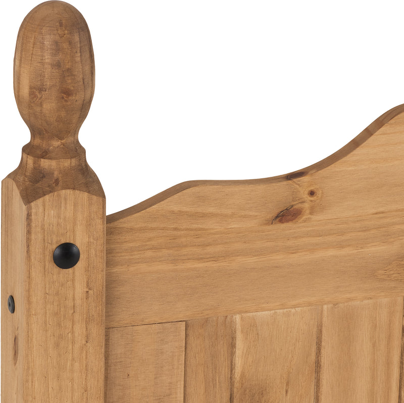 Corona Scroll 4'6" Bed High Foot End
