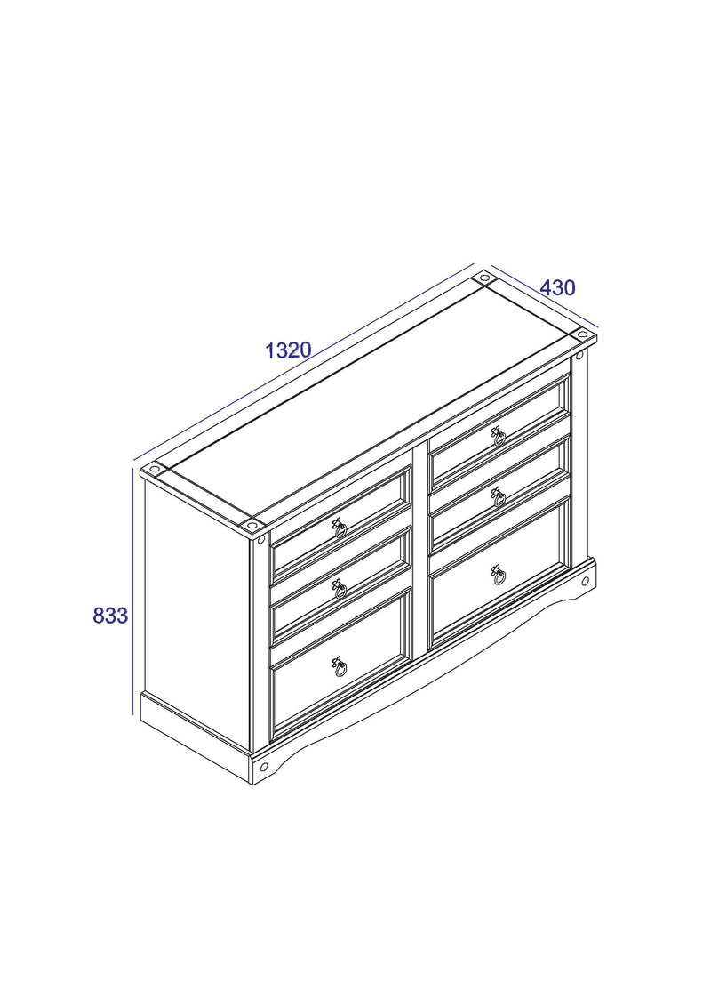 Corona Dove 3+3 Chest
