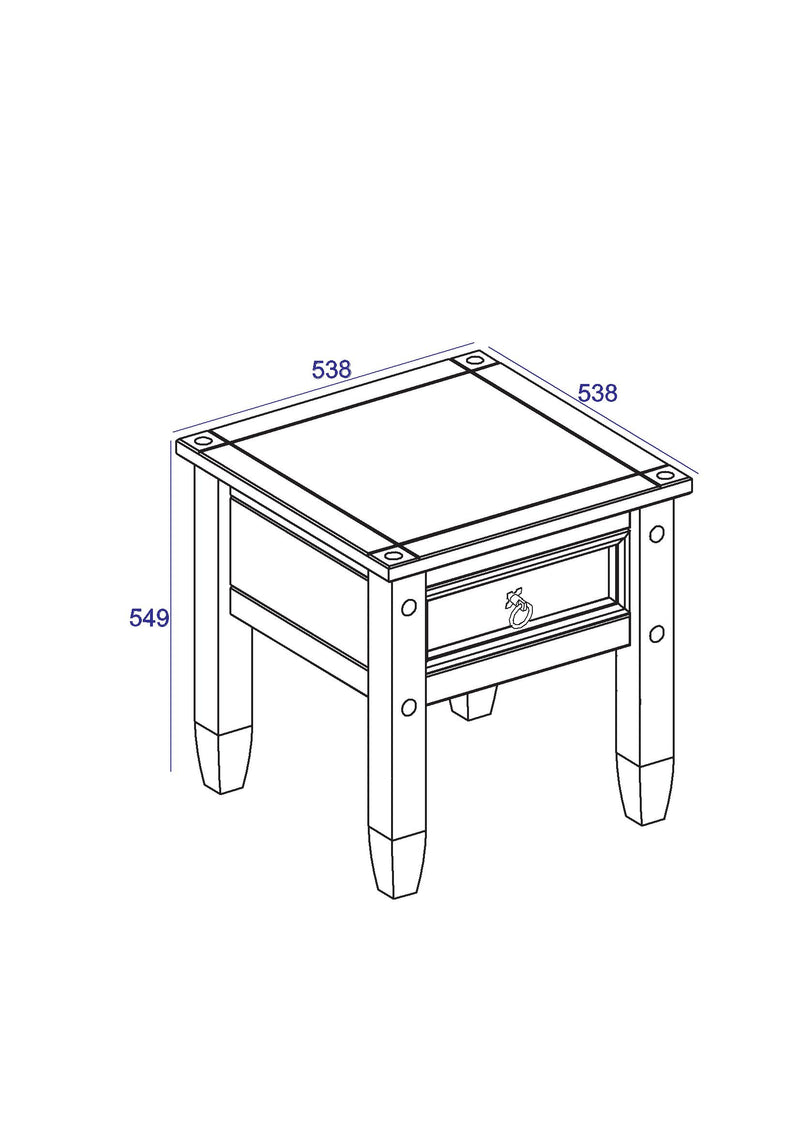 Corona Dove Lamp Table