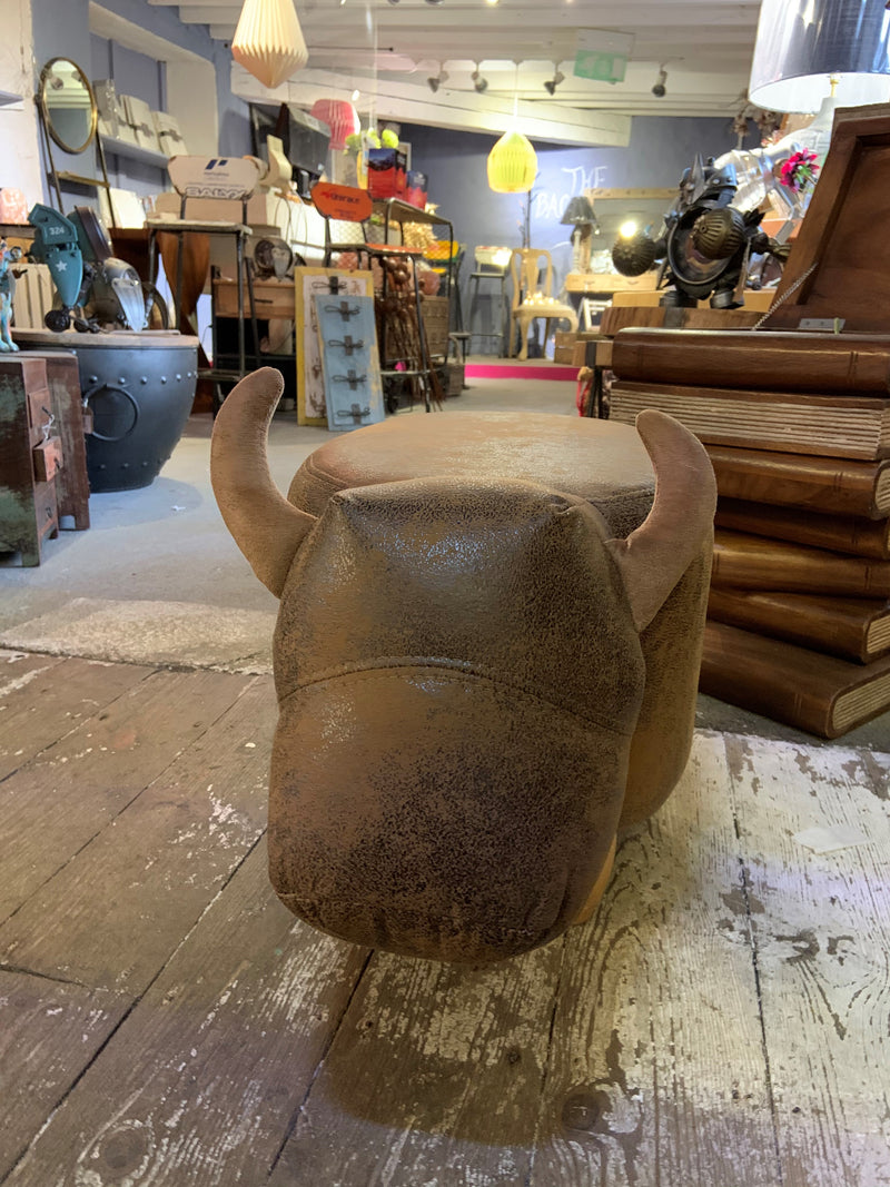 Cow Footstool