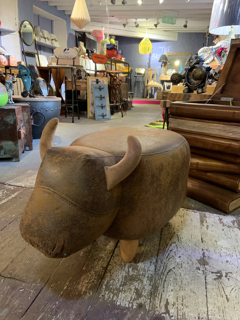 Cow Footstool