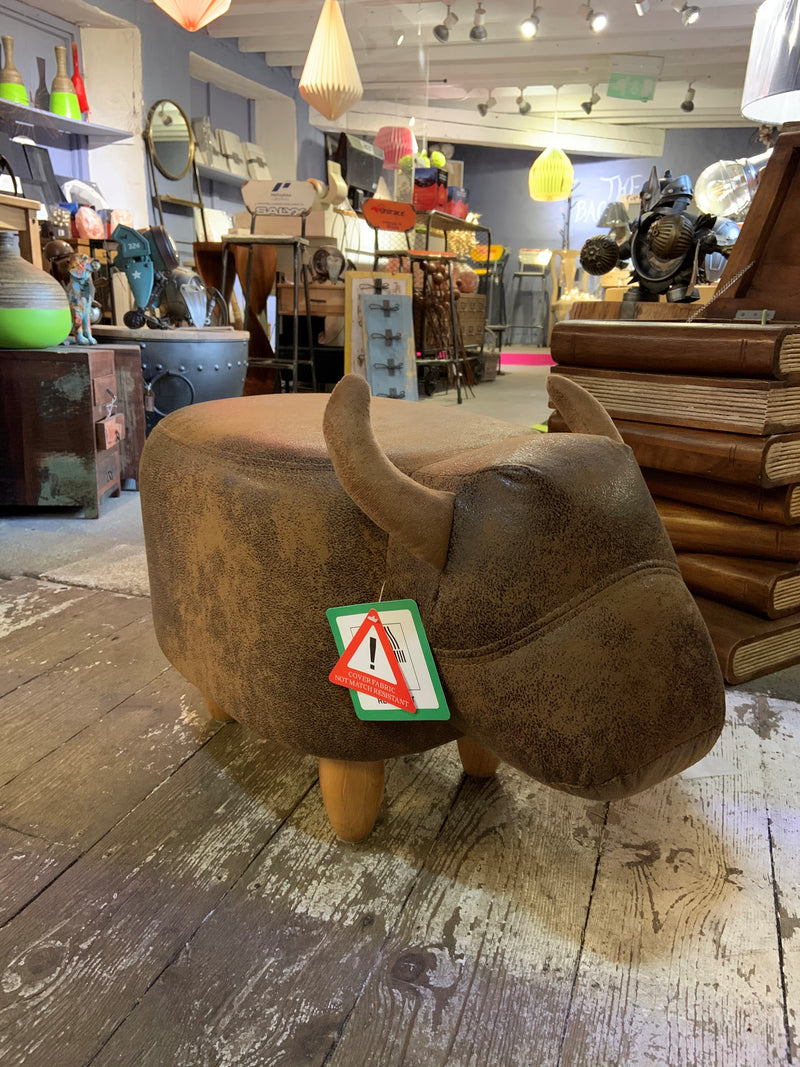 Cow Footstool