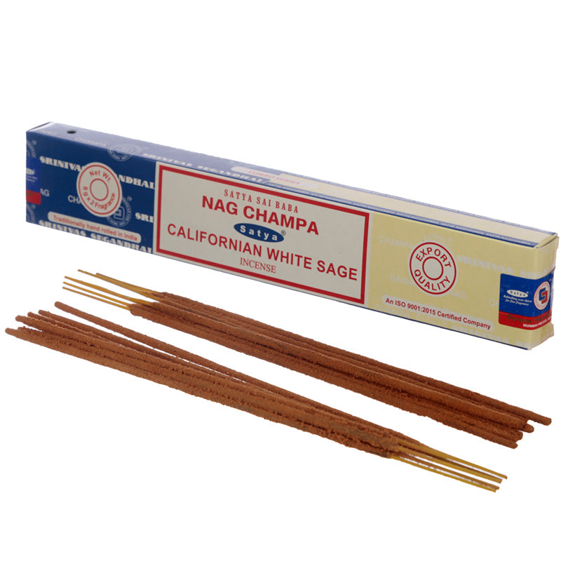 Satya Nag Champa & Calif White Sage Incense