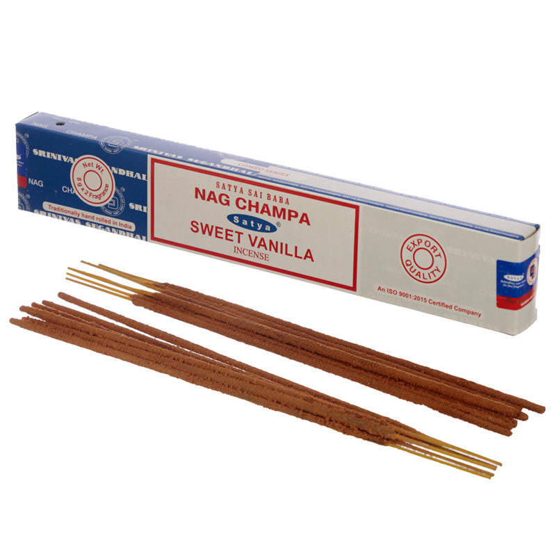 Satya Nag Champa & Sweet Vanilla Incense